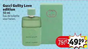 Kruidvat Gucci Guilty Love edition aanbieding