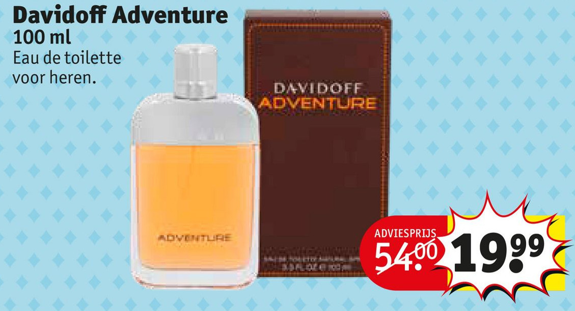 Davidoff Adventure 100 ml aanbieding bij Kruidvat