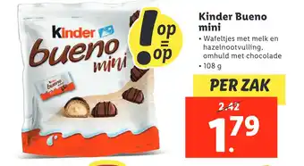 Lidl Kinder Bueno mini aanbieding