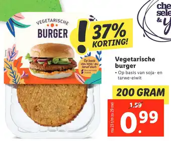 Lidl Vegetarische burger aanbieding