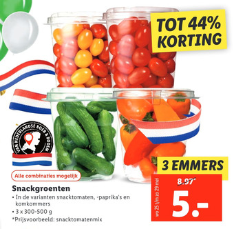 Lidl Snackgroenten aanbieding