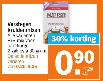 Albert Heijn Verstegen Kruidenmix aanbieding