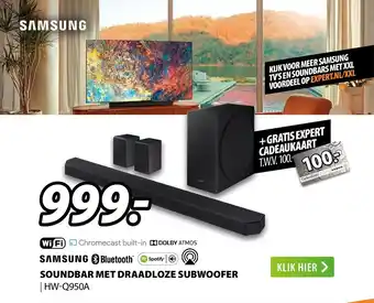 Expert Samsung Soundbar met draadloze subwoofer HW-Q950A aanbieding