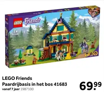 Intertoys LEGO Friends Paardrijbasis in het bos  41683 aanbieding