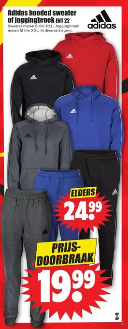 Dirk Adidas hooded sweater of joggingbroek ENT 22 aanbieding