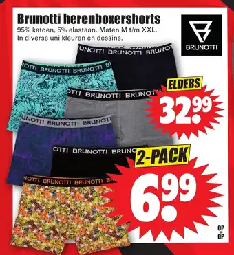 Dirk Brunotti herenboxershorts aanbieding