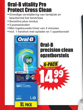 Dirk Oral-b vitality pro protect cross clean aanbieding