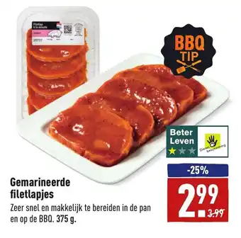 ALDI Gemarineerde filetlapjes 375g aanbieding