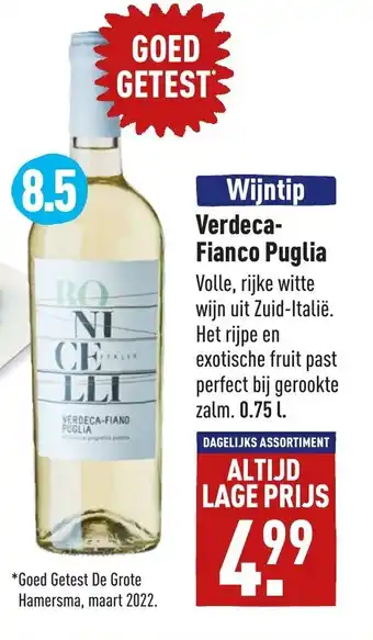 ALDI Verdeca-fianco puglia aanbieding