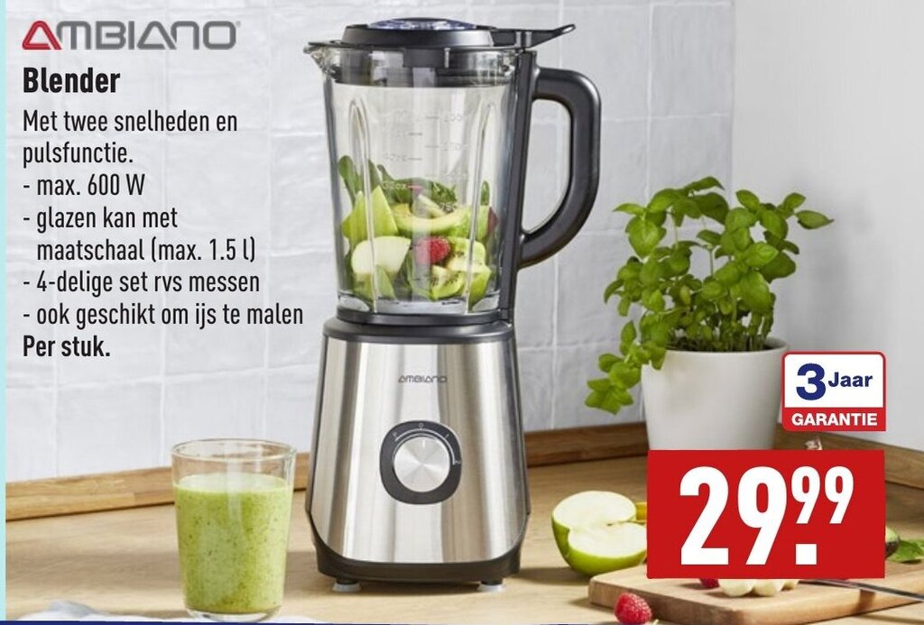 Ambiano blender aanbieding bij ALDI