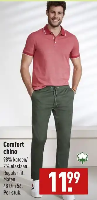 ALDI Comfort chino aanbieding