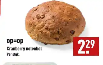 ALDI Cranberry notenbol aanbieding