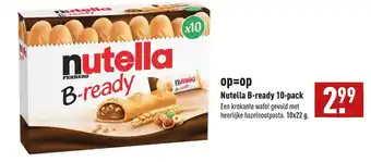 ALDI Nutella b-ready 10-pack aanbieding