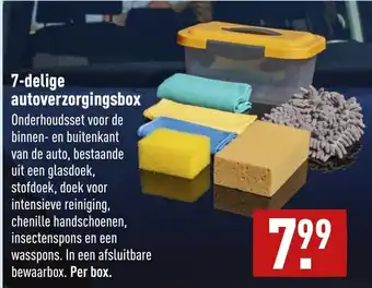 ALDI 7-delige autoverzorgingsbox aanbieding