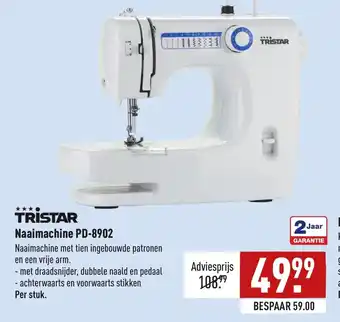 ALDI Tristar naaimachine PD-8902 aanbieding