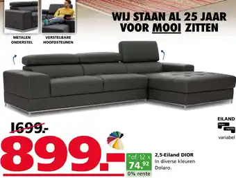 Seats and Sofas 2,5-Eiland Dior aanbieding