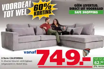 Seats and Sofas 2-term california aanbieding