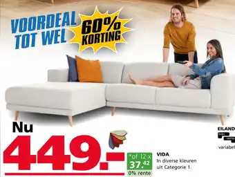 Seats and Sofas Vida aanbieding