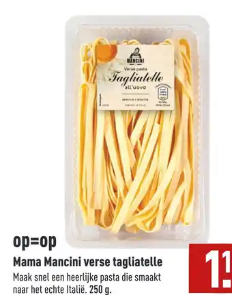 ALDI Mama Mancini verse tagliatelle aanbieding