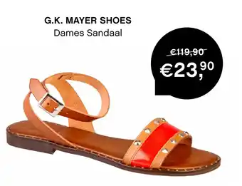 Amsterdam The Style Outlets G.K. MAYER SHOES Dames Sandaal aanbieding