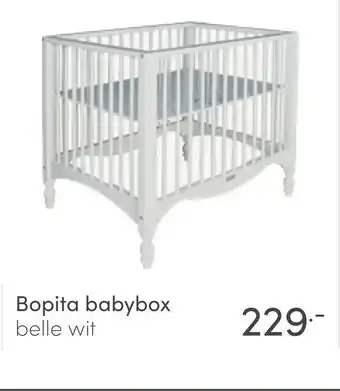 Baby & Tiener Bopita babybox belle wit aanbieding