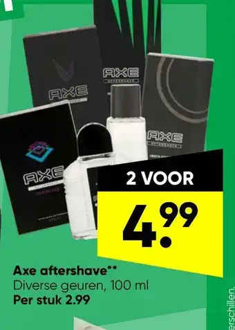 Big Bazar Axe aftershave** aanbieding