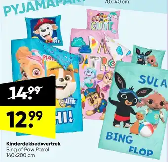 Big Bazar Kinderdekbedovertrek aanbieding