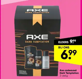 Big Bazar Axe cadeauset Dark Temptation aanbieding