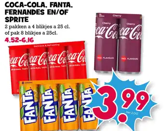 Boon`s Markt COCA-COLA, FANTA, FERNANDES EN/OF SPRITE aanbieding