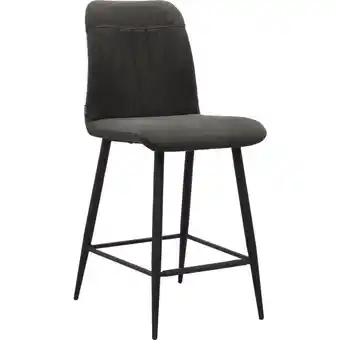 Budget Home Store Barkruk Puck Graphite aanbieding