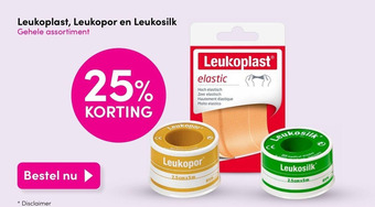 DA Leukoplast, Leukopor en Leukosilk aanbieding