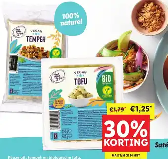 Lidl Chef select & you Vega(n) Tempeh of Tofu aanbieding