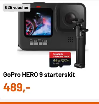 Kamera Express GoPro HERO 9 starterskit aanbieding