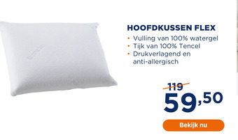 TotaalBED HOOFDKUSSEN FLEX aanbieding