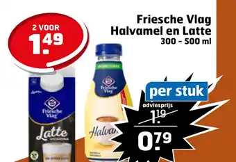 Trekpleister Friesche Vlag Halvamel en Latte aanbieding