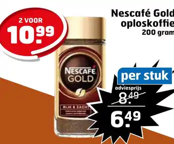 Trekpleister Nescafé Gold onloskoffie aanbieding