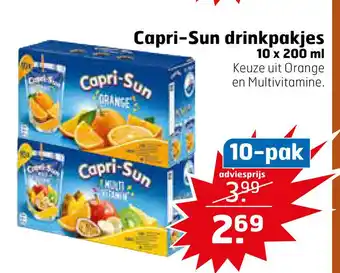 Trekpleister Capri-Sun drinkpakjes aanbieding