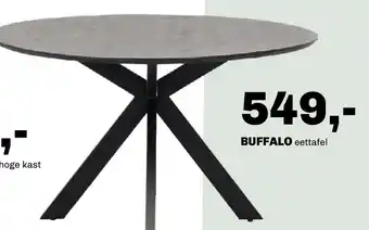 Trendhopper BUFFALO eettafel aanbieding