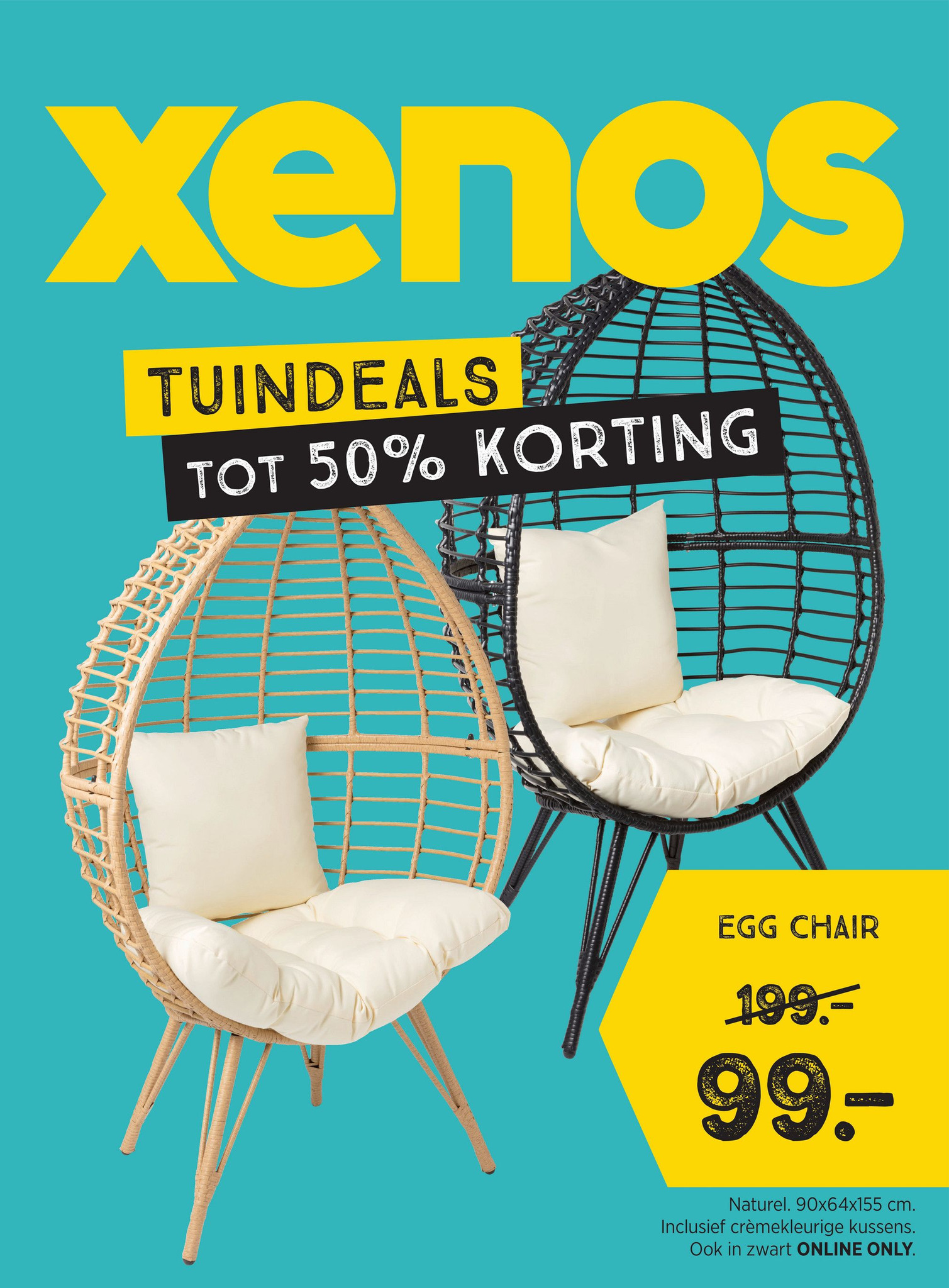 Egg chair aanbieding bij Xenos