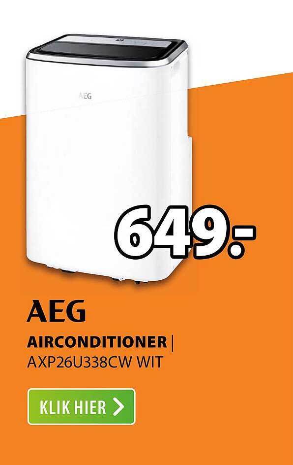 AEG Airconditioner AXP26U338CW Wit aanbieding bij Expert