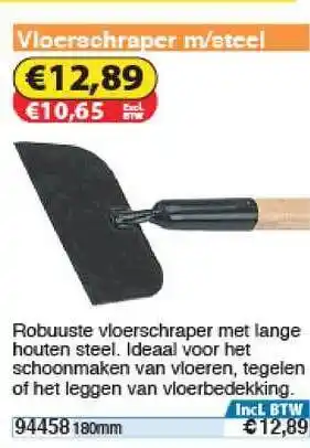 Toolstation Vloerschraper M Steel aanbieding