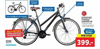 Lidl Zundapp Trekking-Stadfiets 28 aanbieding