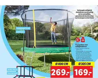 Lidl Crivit® Trampoline Met Veiligheidsnet aanbieding