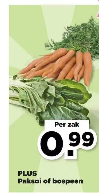 PLUS Plus Paksoi Of Bospeen aanbieding