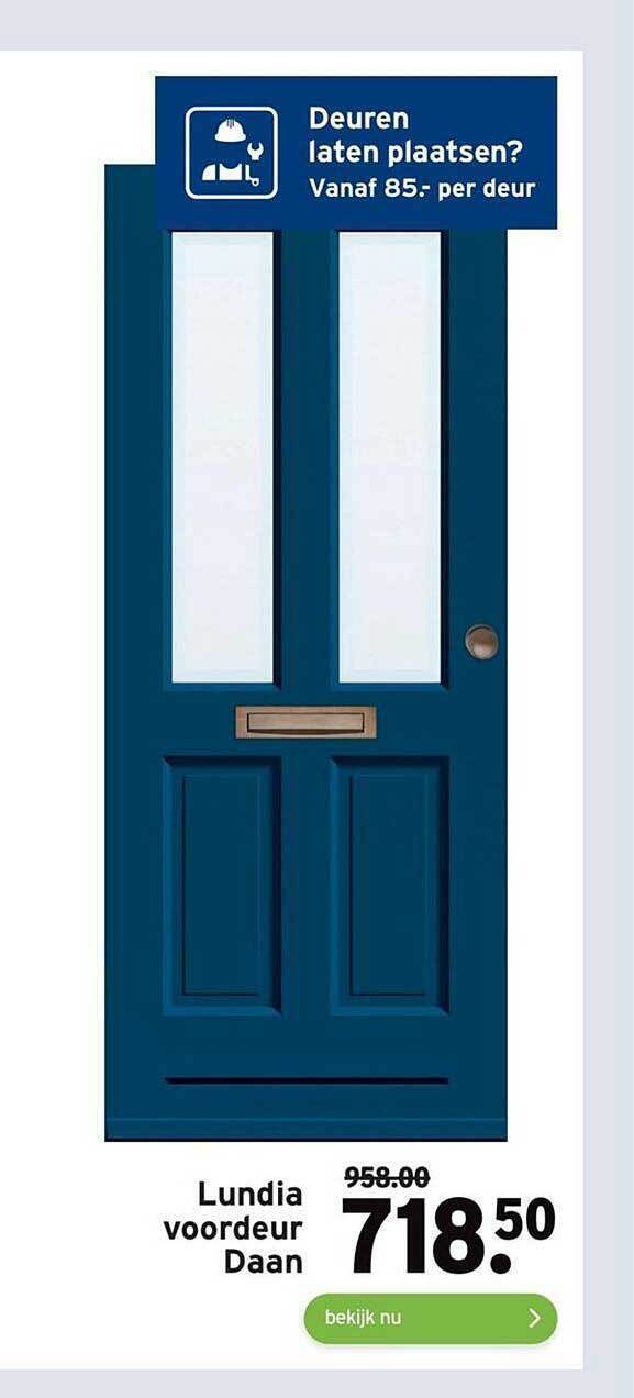 Lundia Voordeur Daan aanbieding bij GAMMA