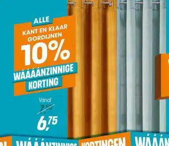 Kwantum Alle Kant En Klaar Gordijnen aanbieding