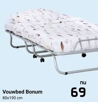 Beddenreus Vouwbed Bonum aanbieding