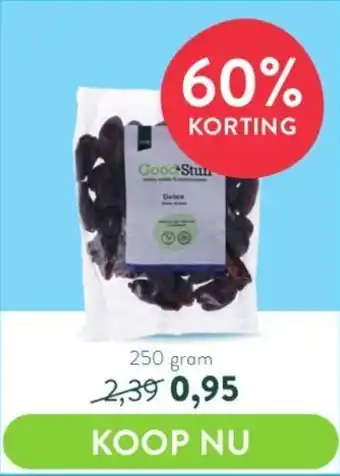 Holland & Barrett GoodStuff Dadels 250 gram aanbieding