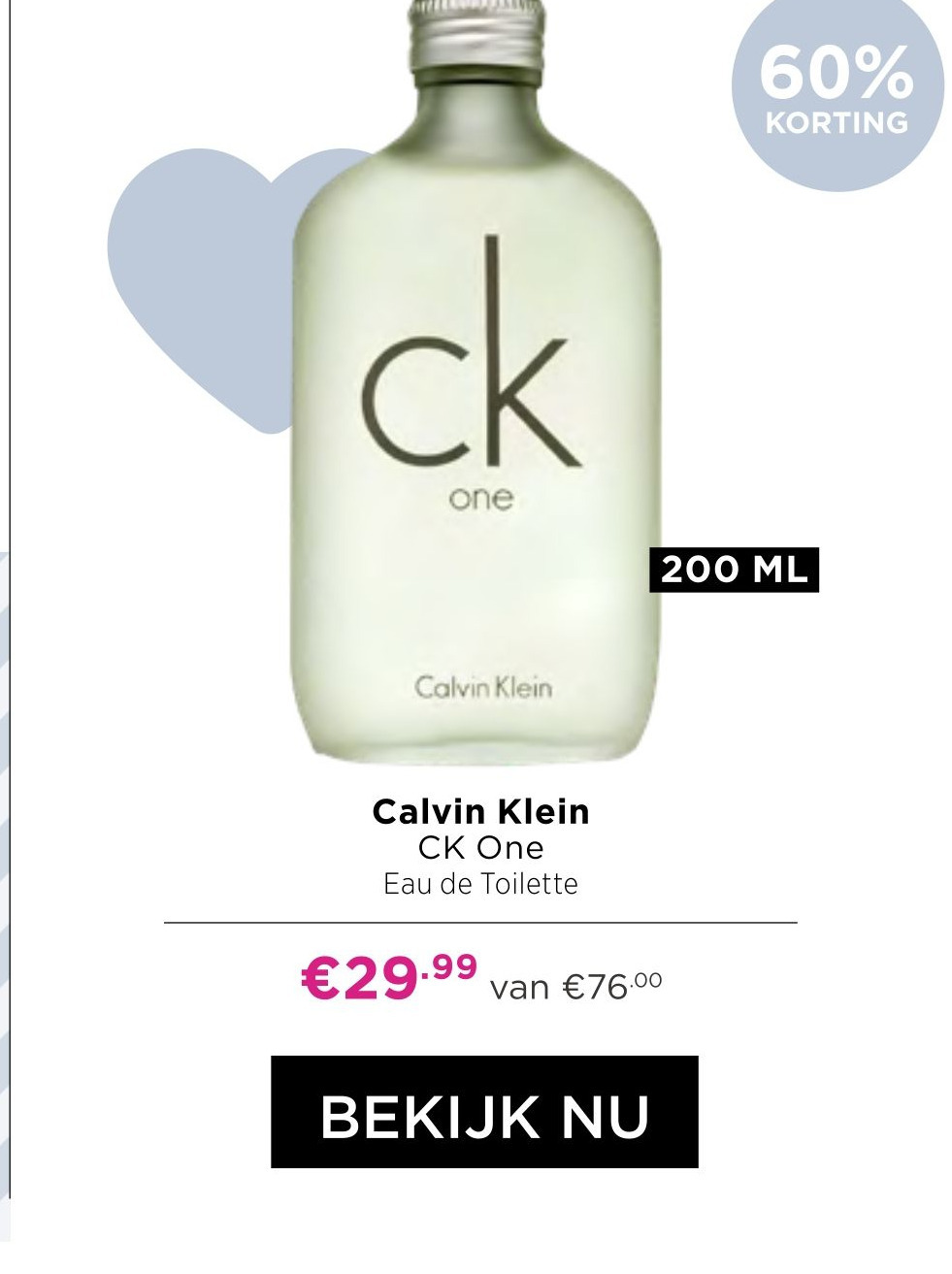 actiecode calvin klein