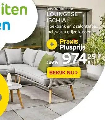 Praxis Loungeset Ischia aanbieding